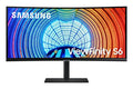 34-Inch Ultrawide QHD Curved Monitor, 100Hz, USB-C, HDR10, Height Adjustable Stand, Black X40345