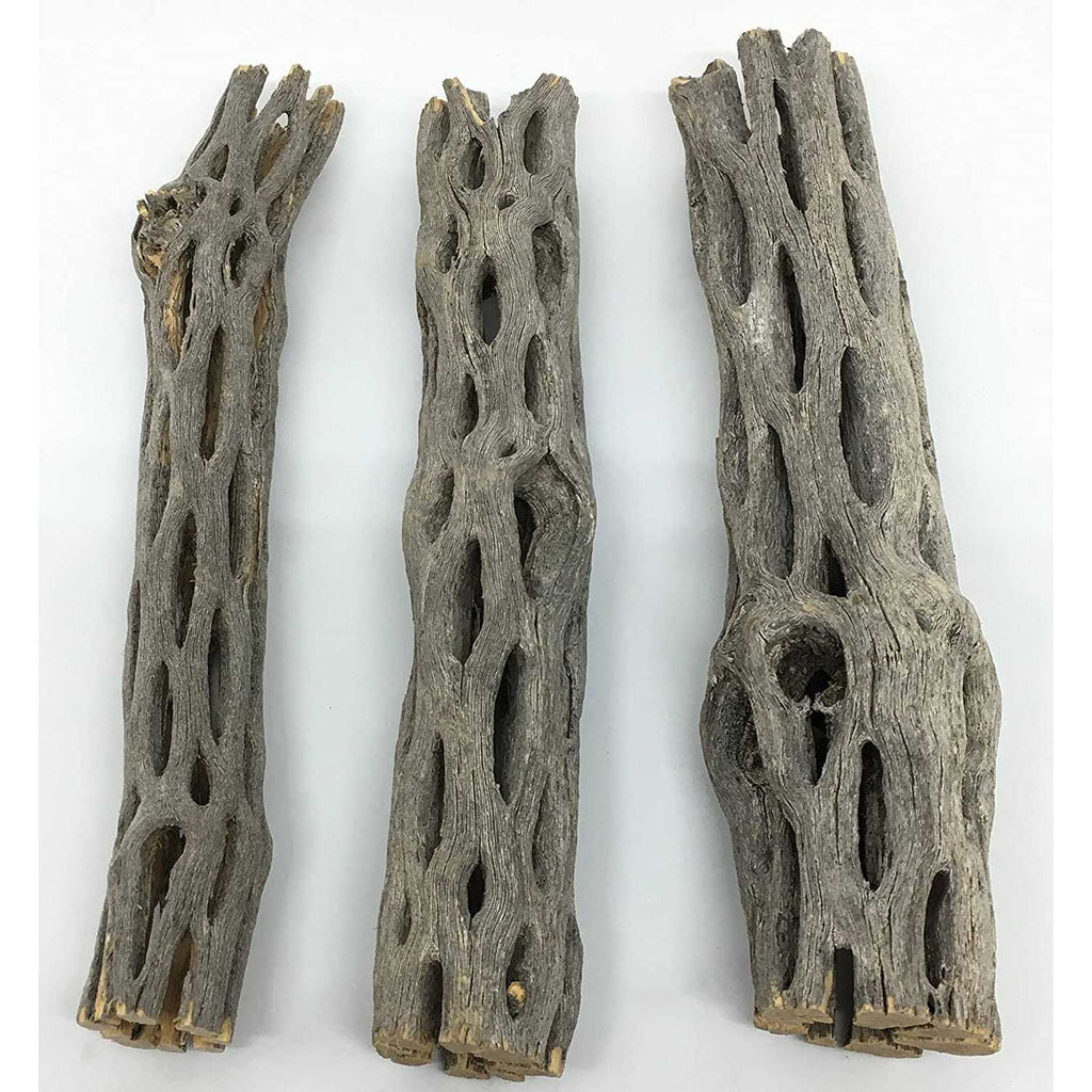 Natural Cholla Wood 3 Pieces Aquarium Decoration J54562