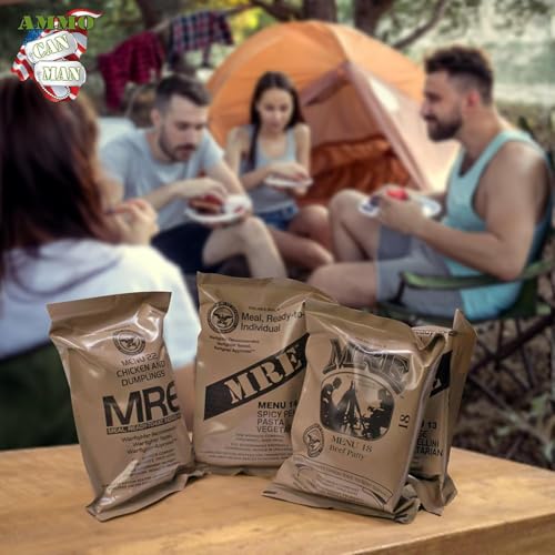 Pack of 4 MRE Emergency Food Rations J56954