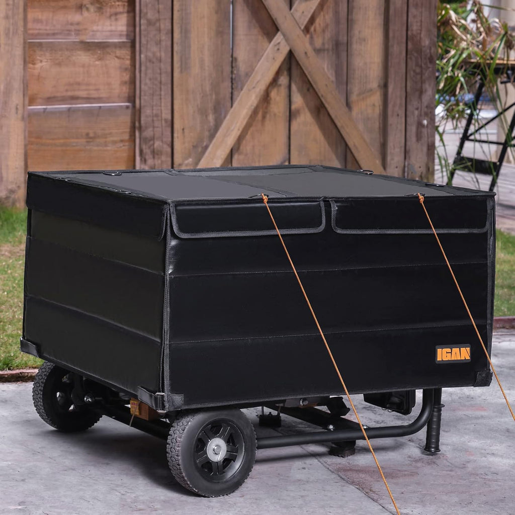 Black Ultra Heavy Duty Generator Tent Cover H802