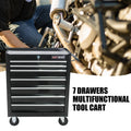 Blue 7 Drawer Rolling Tool Chest with Lock R65906