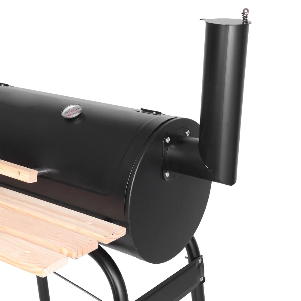 Portable Charcoal Grill and Offset Smoker T9233
