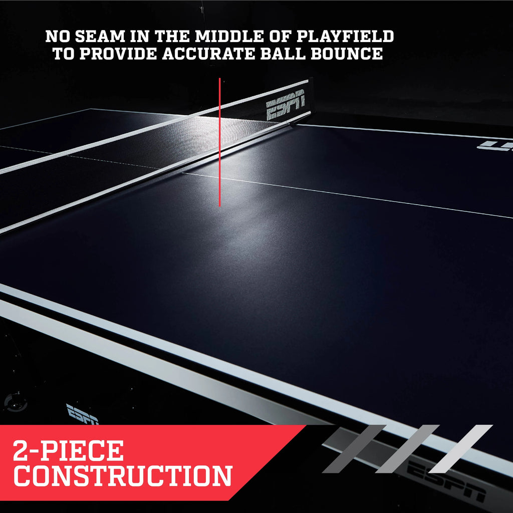 Official Size 2 Piece Table Tennis Table with Table Cover E2120