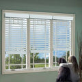 White Horizontal Blind L878