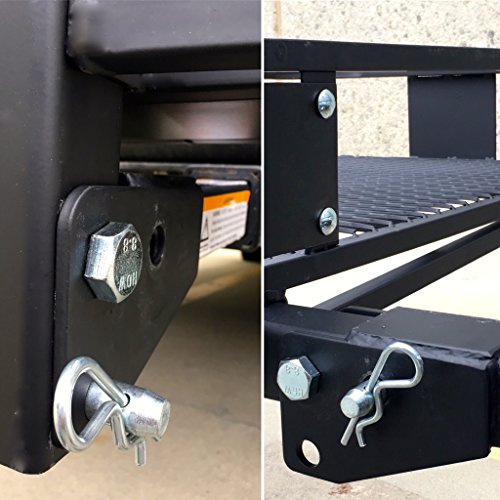 500 lb. Capacity Steel Hitch Mount Folding Cargo Carrier N255060