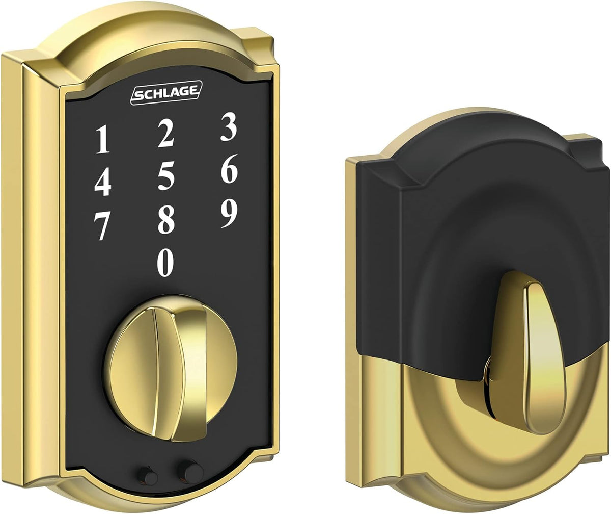 Satin Nickel Touchscreen Electronic Deadbolt R64229