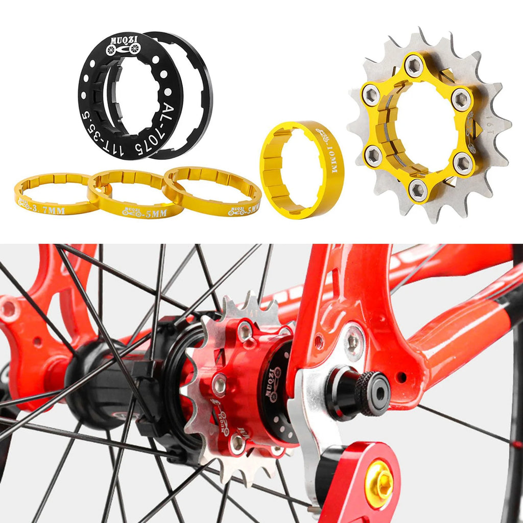 16T Single Cog Set Aluminum Alloy Freewheel Gear for Mountain Bike Hubs BMX M533