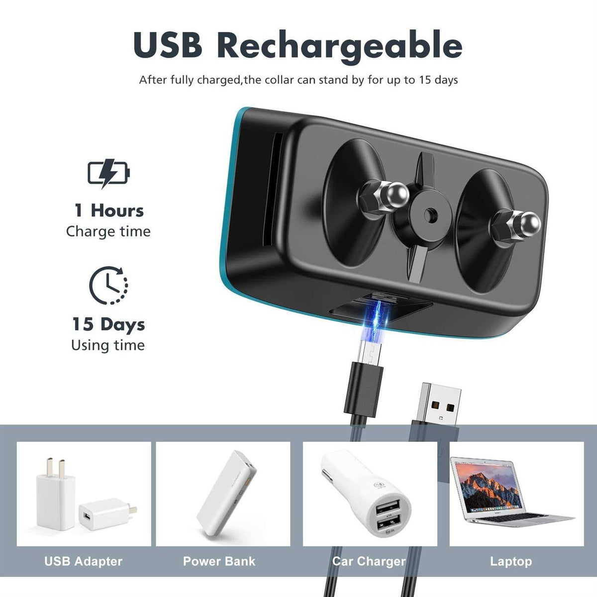 Rechargeable Anti Barking Training Collar S735671