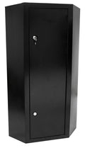 10-Gun Corner Steel Cabinet Black K8405