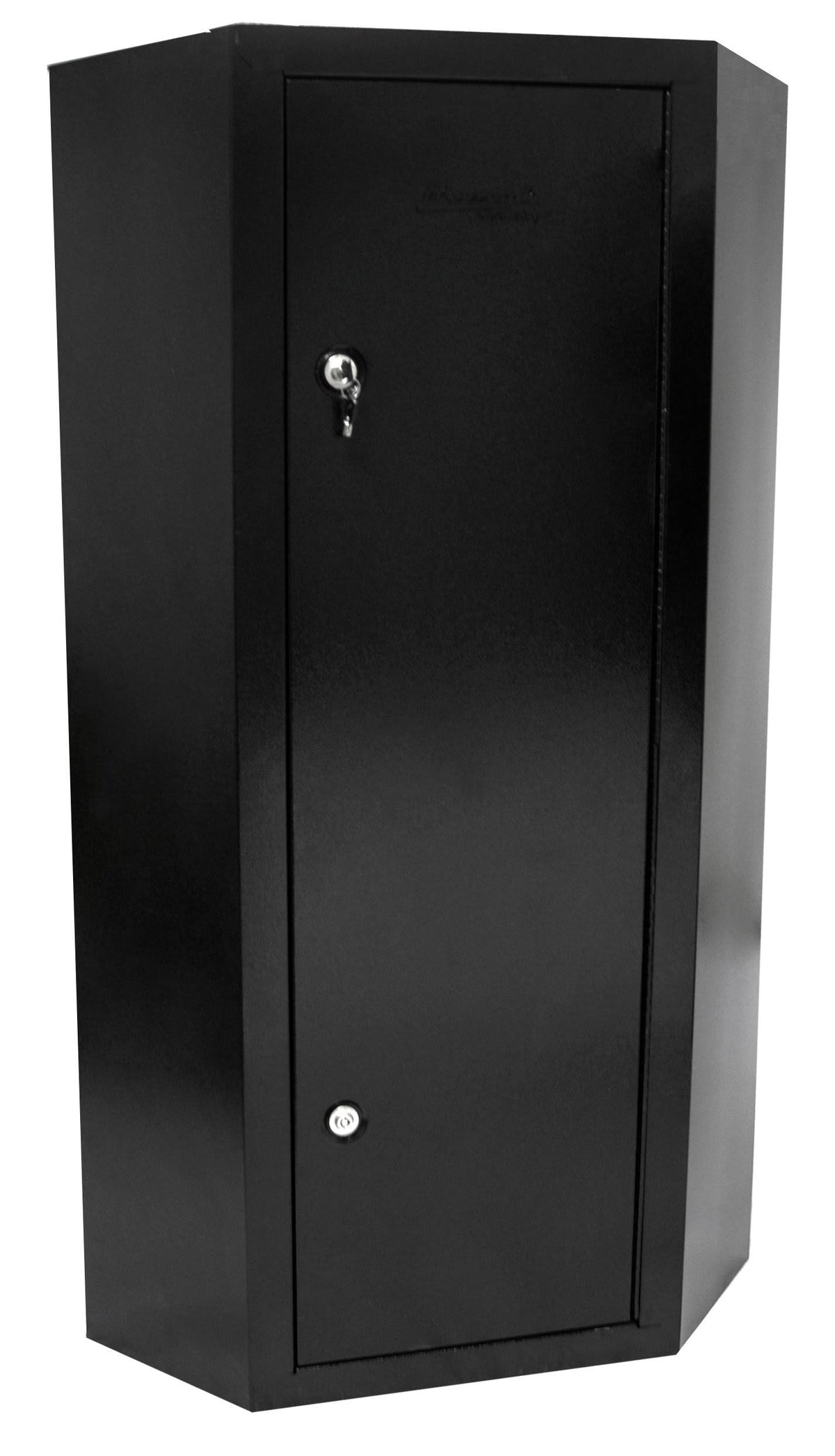 10-Gun Corner Steel Cabinet Black K8405