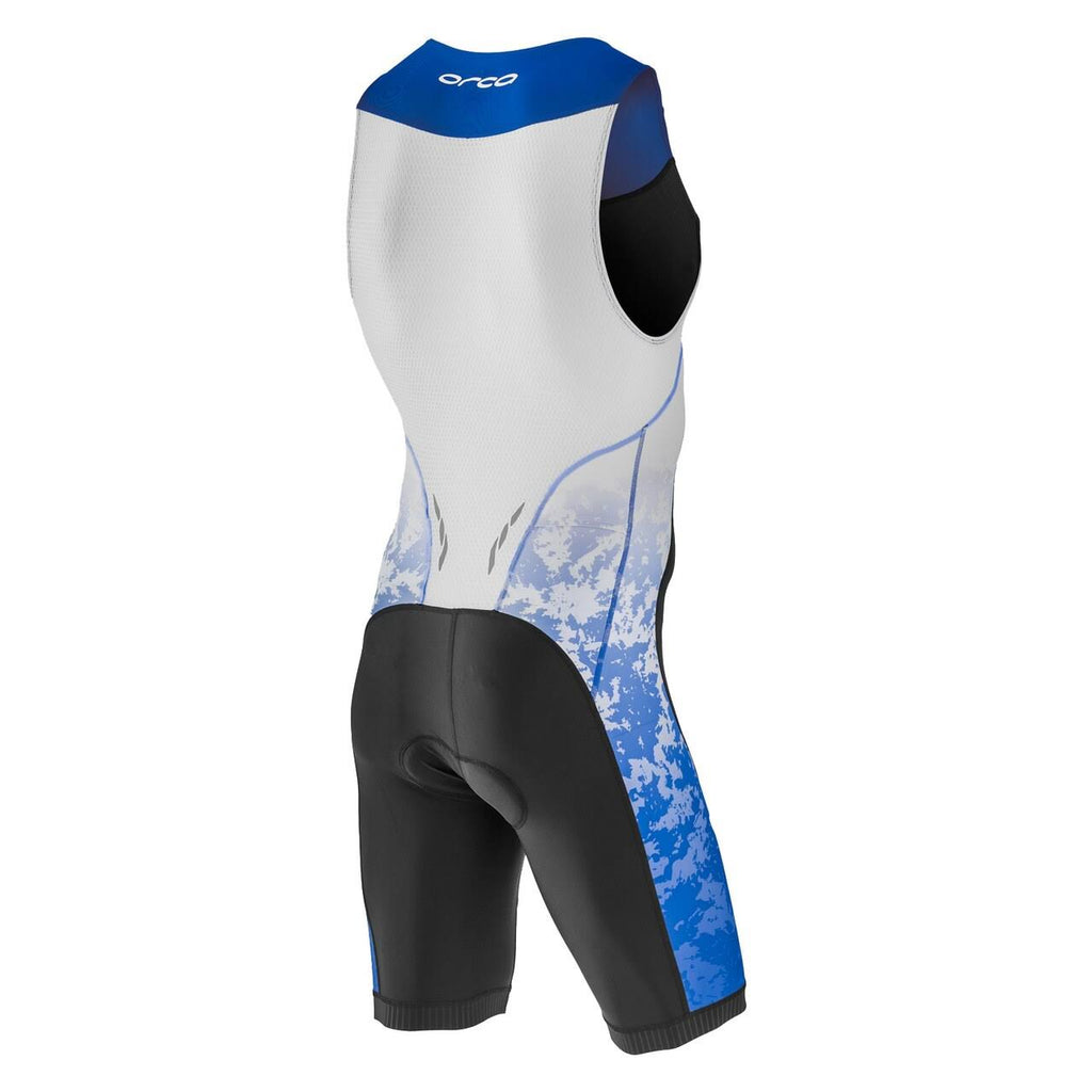 Black/White Men's Tri Race Suit Q3459