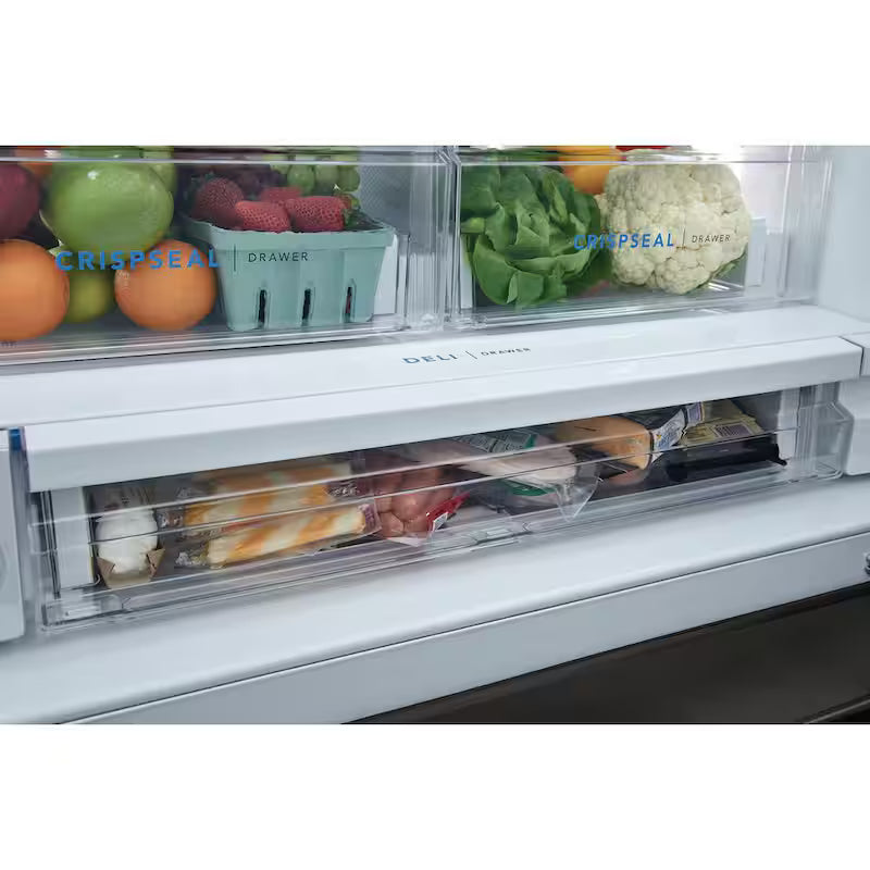 27.8 Cu. Ft. French Door Refrigerator in Black Stainless Steel Q3305