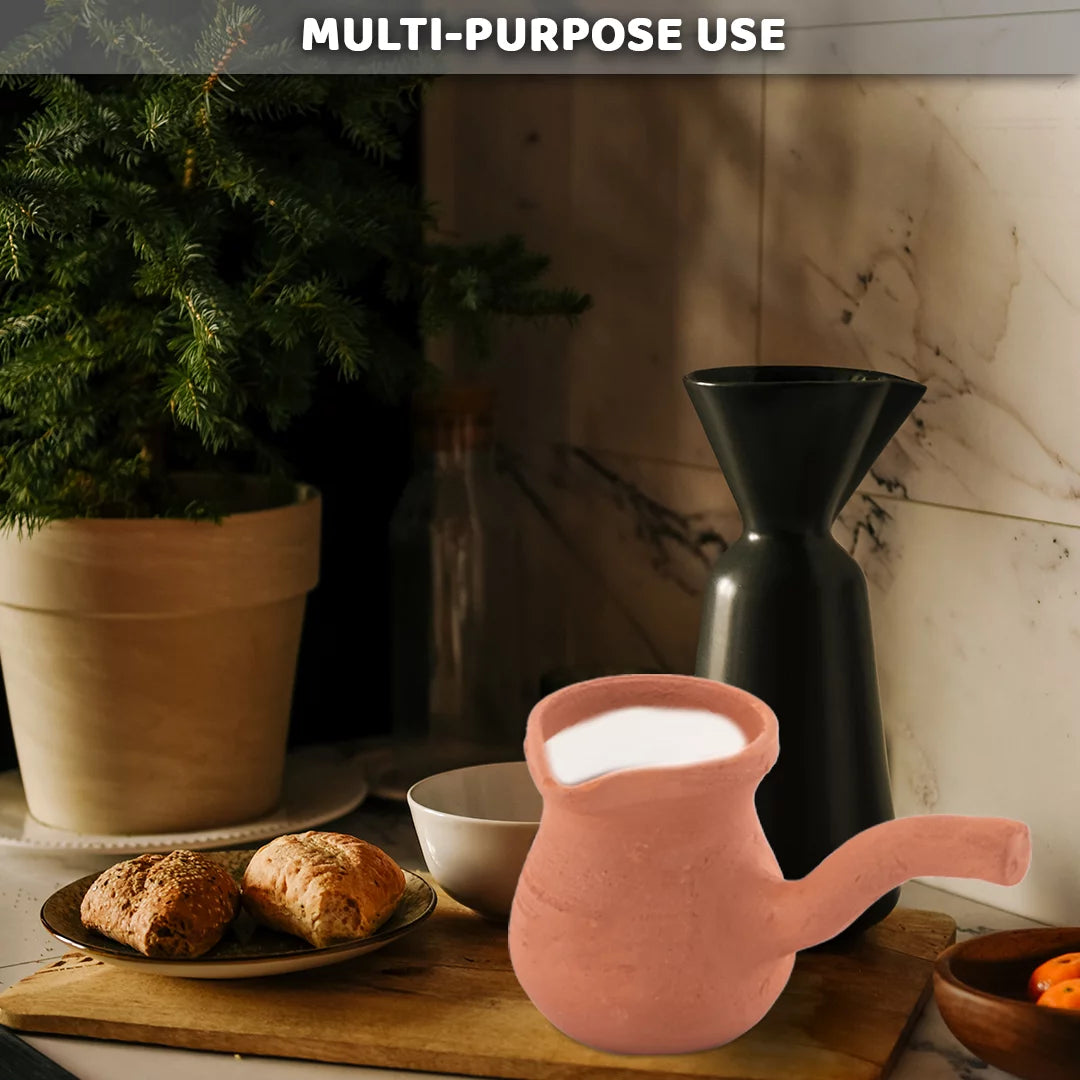 Handmade Clay Turkish Coffee Pot D158