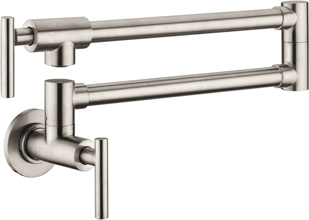 Brushed Gold Brass Pot Filler Faucet O485144
