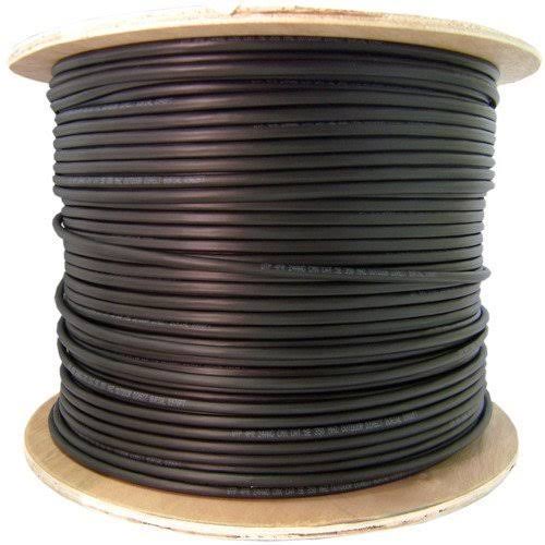 1000ft Black Outdoor Multimode Fiber Optic Cable P97090