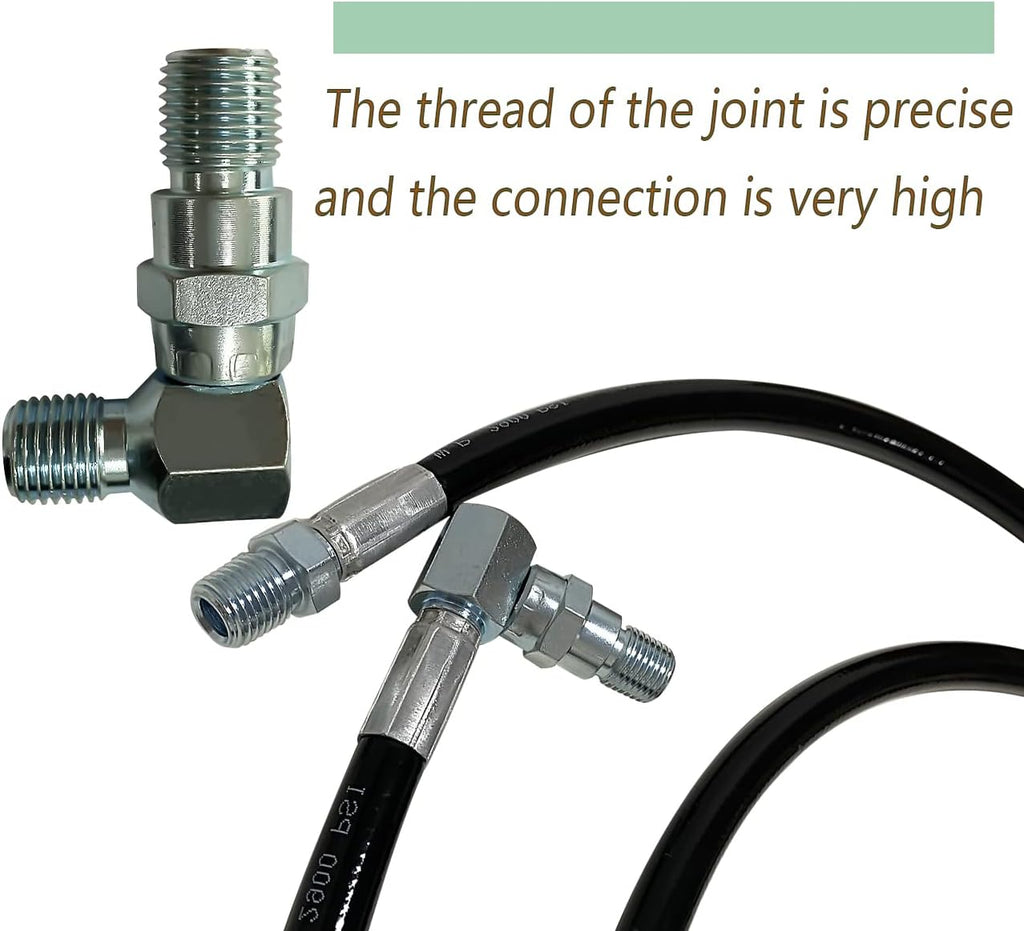 45'' Hydraulic Power Angle Hose & Fittings Kit Pack of 2 Q856680
