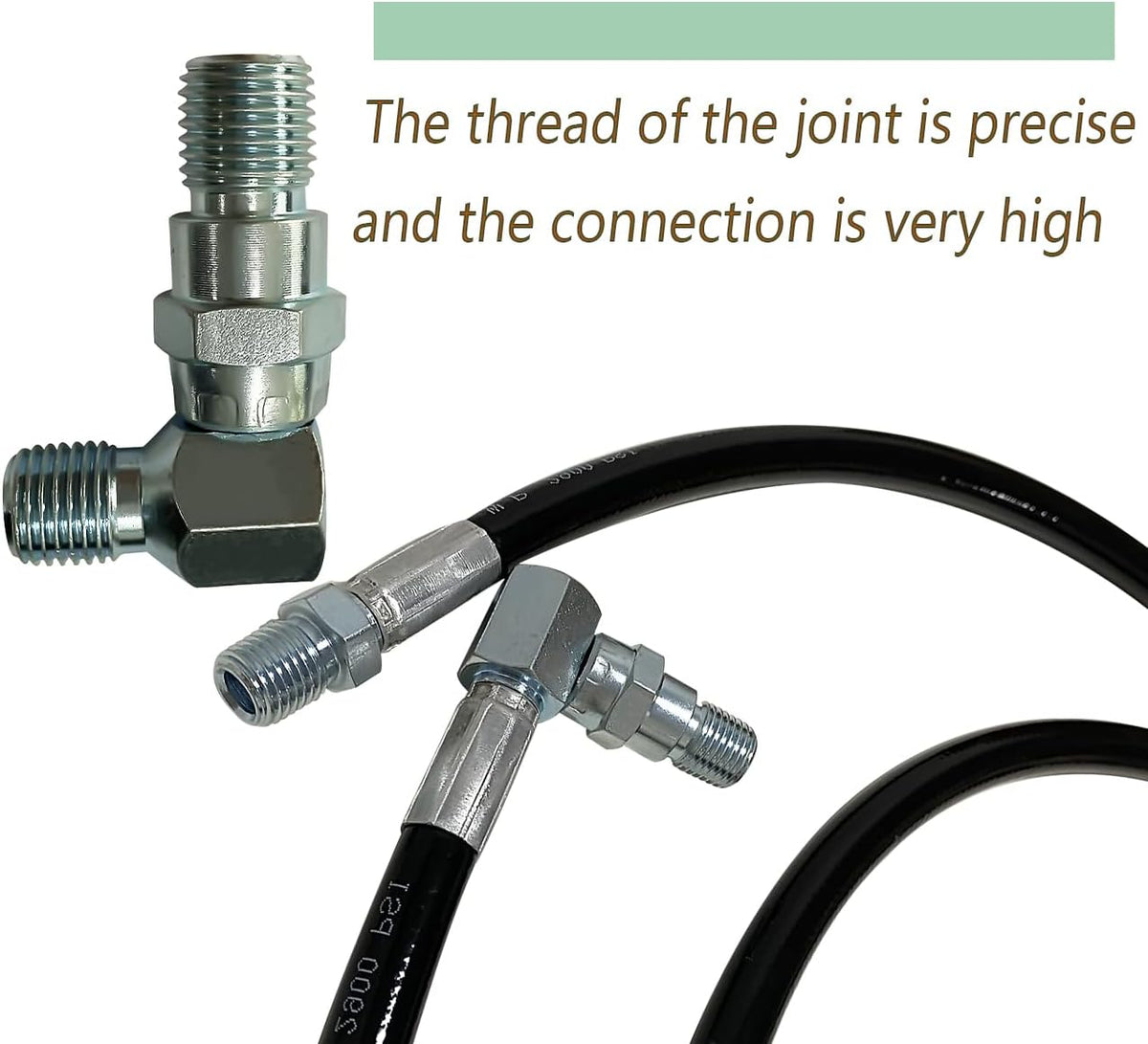45'' Hydraulic Power Angle Hose & Fittings Kit Pack of 2 Q856680