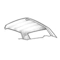 White Fastback Headliner L77672