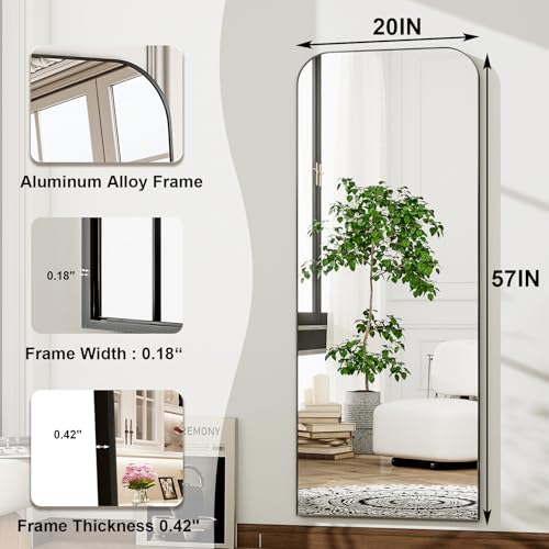 Gold Full Length Aluminum Frame Mirror W897