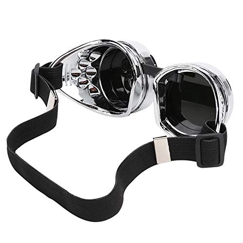 ABS Vintage Style Steampunk Goggles Double Layer Sunglasses Y2995
