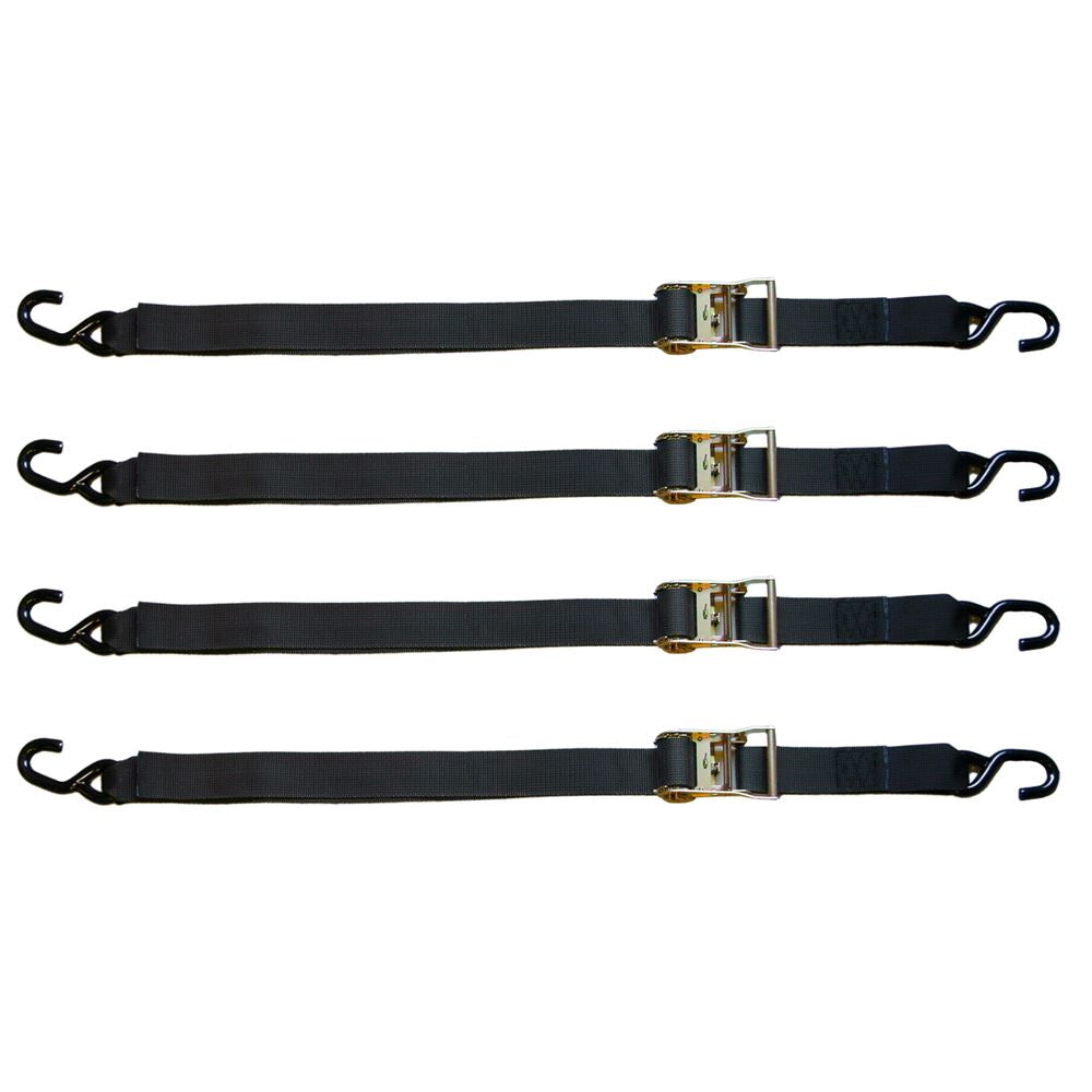 2" x 6' Ratchet Strap Tie Down Kit, 8 Pack Z4349