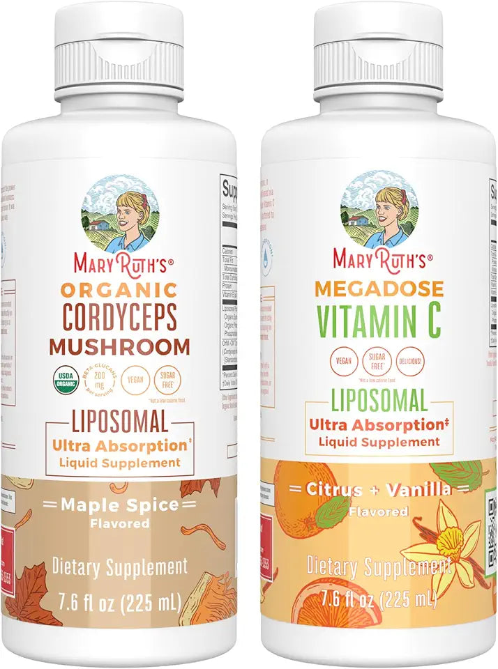 Cordyceps Liposomal & Vitamin C Vegan Non-GMO I3350