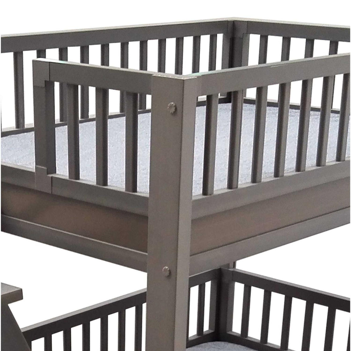 Dog Bunk Bed with Removable Cushions G396