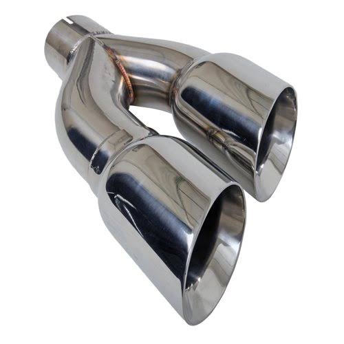 3 inch Polished Stainless Steel Exhaust Tips F343