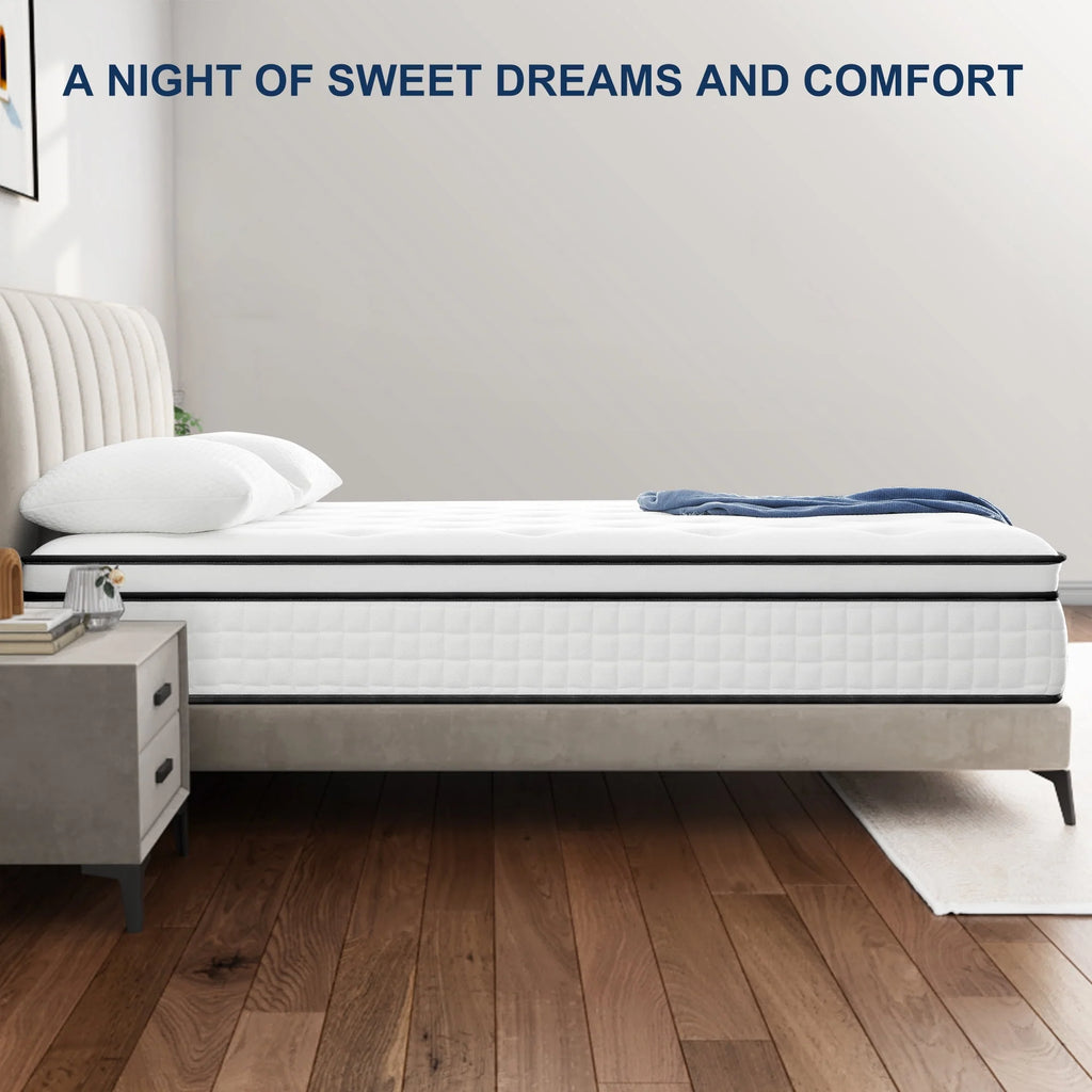 Queen 12 Hybrid Innerspring Gel Memory Foam Mattress X8900