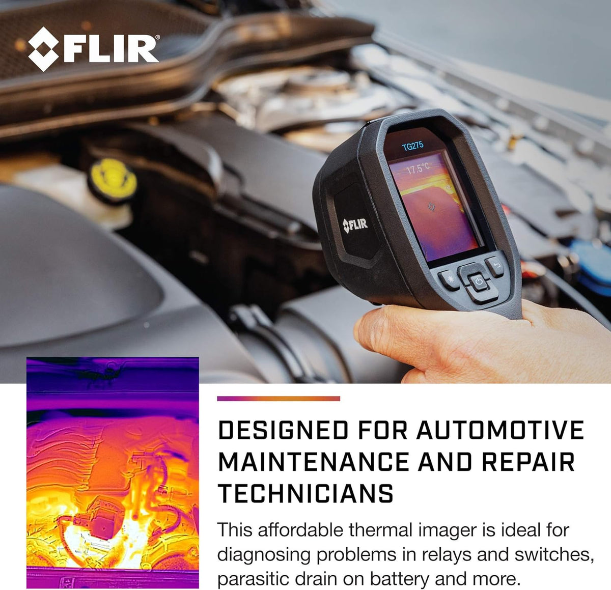 Thermal Camera for Automotive Diagnostics R942