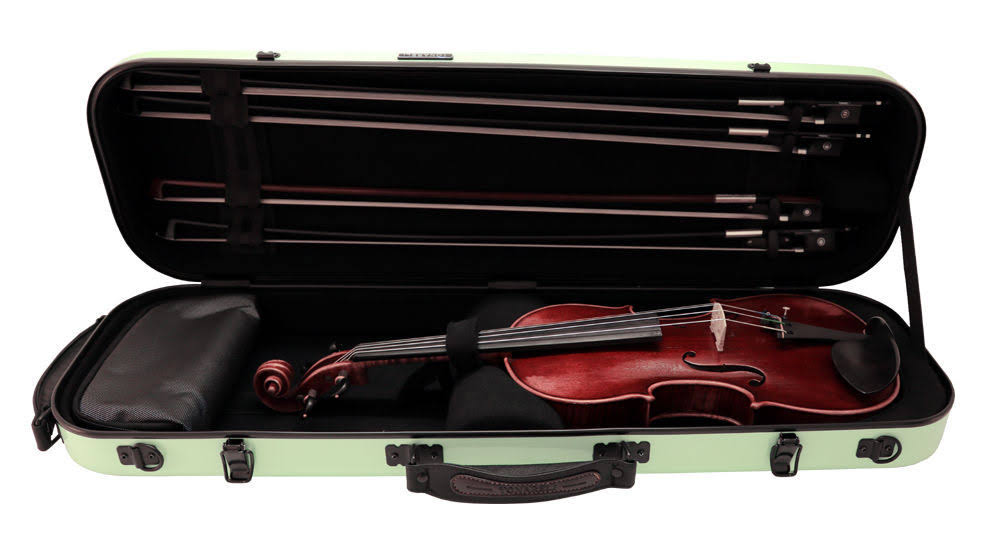 Fiberglass Oblong Lime Violin Case Z986514