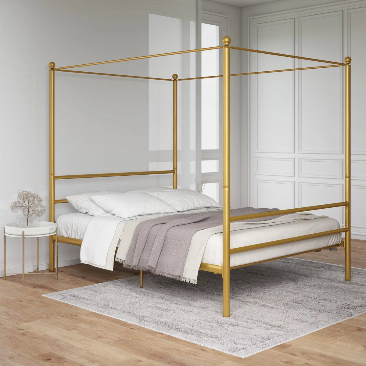 Metal Canopy Bed C8269