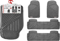 Rubber Car Mats 4 pcs Grey T946