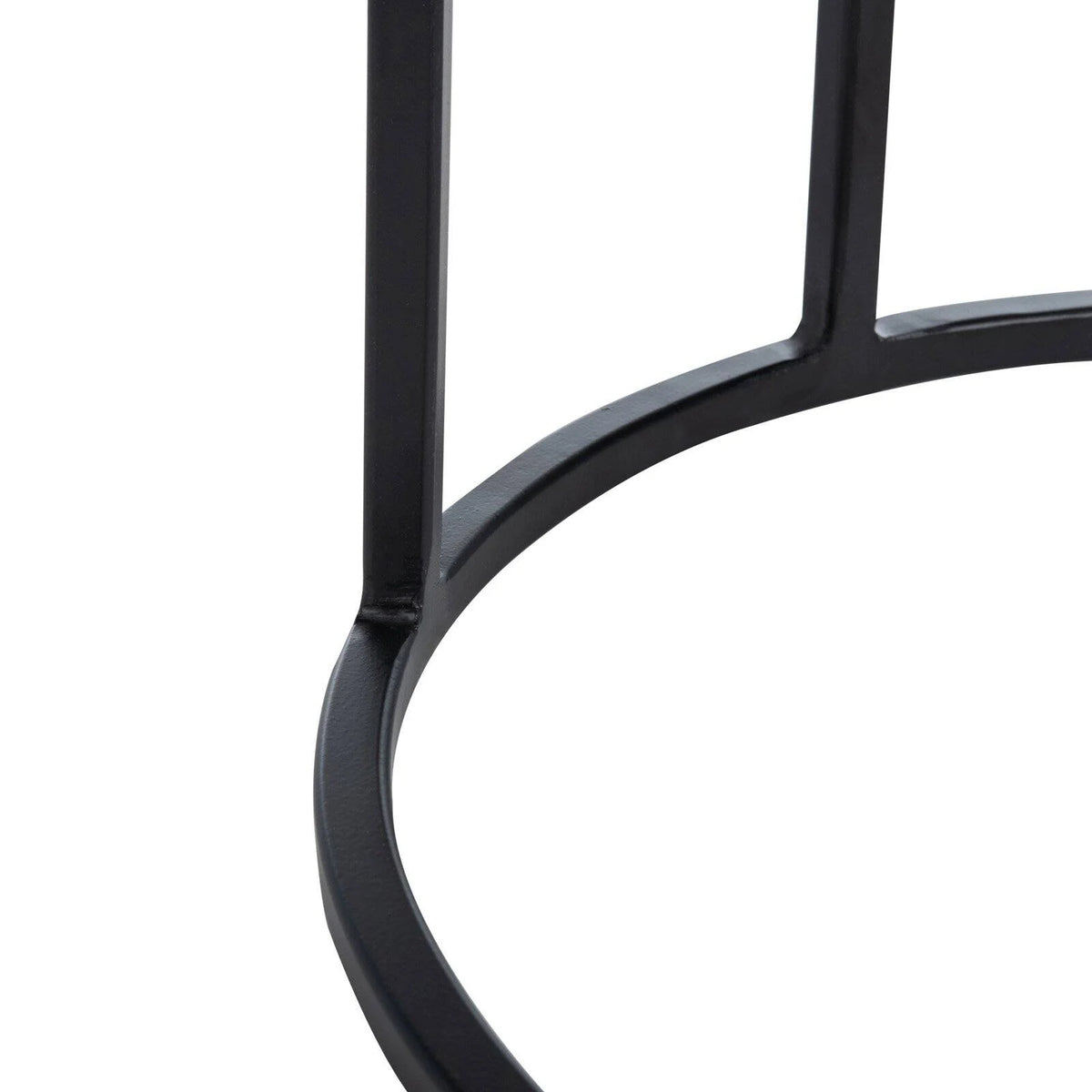 Black Agate Corner Side Table N1821