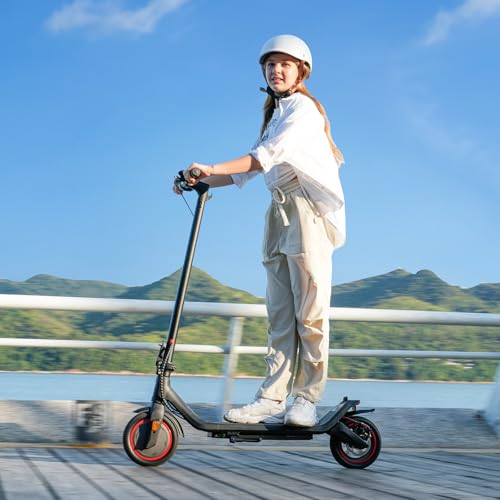 500W Peak Motor Electric Scooter, 19 Miles Range, 18.6 MPH, 8.5" Tires, Dual Brakes, Foldable A4038
