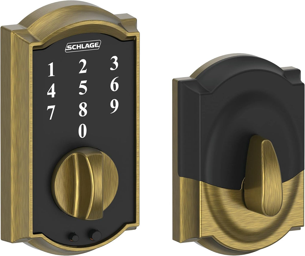 Satin Nickel Touchscreen Electronic Deadbolt R64229