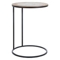 Black Agate Corner Side Table N1821