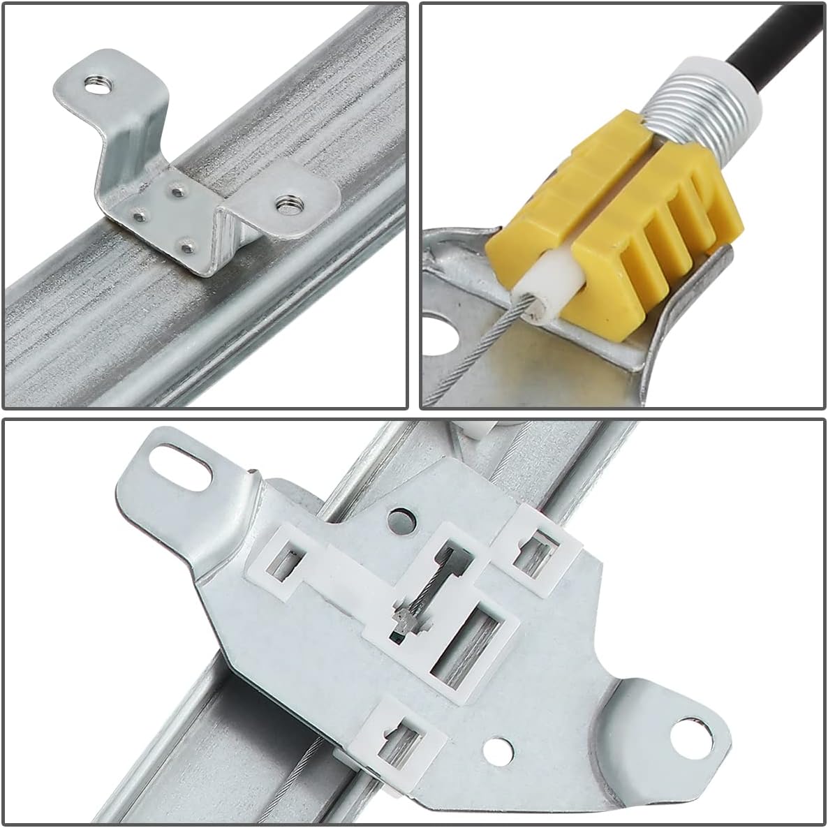 Front Power Window Regulator without Motor, Driver Left Side Pack of 2 F458956