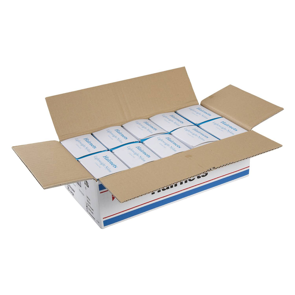 Light Brown Lightweight Nylon Hairnet, Case of 1440 R414755