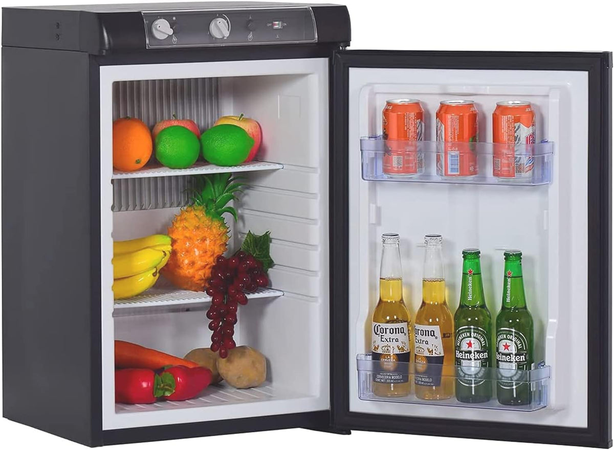 Black 3 Way Propane Refrigerator 2.1 Cu.Ft A11707