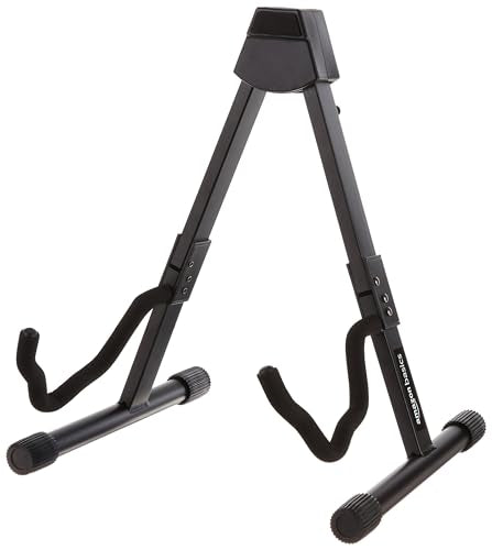 Adjustable Folding A-shape Guitar Stand Black T184164