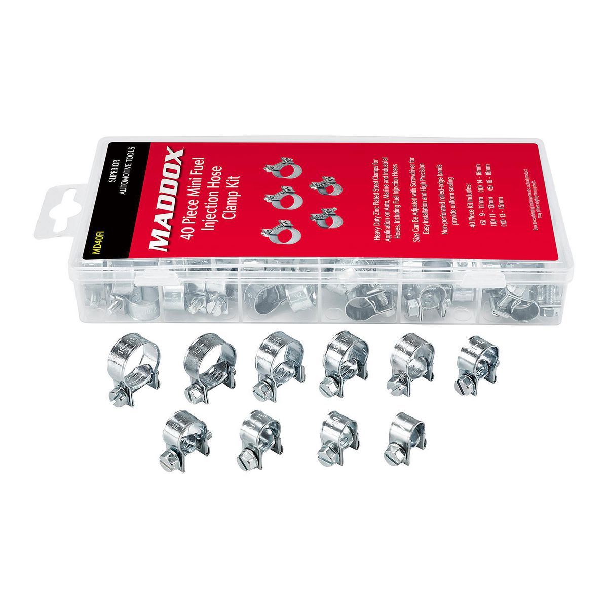 40 Piece Hose Clamp Kit X8794