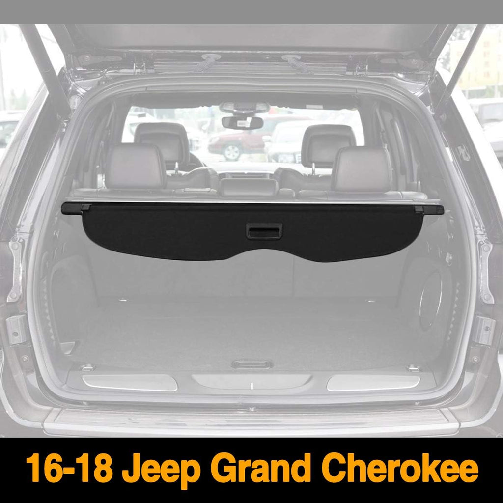 Retractable Rear Trunk Security Shield Black C696