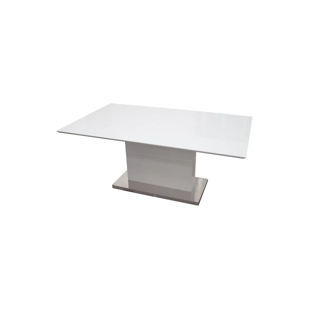 5-Piece Extendable High Gloss Wood Dining Set S405