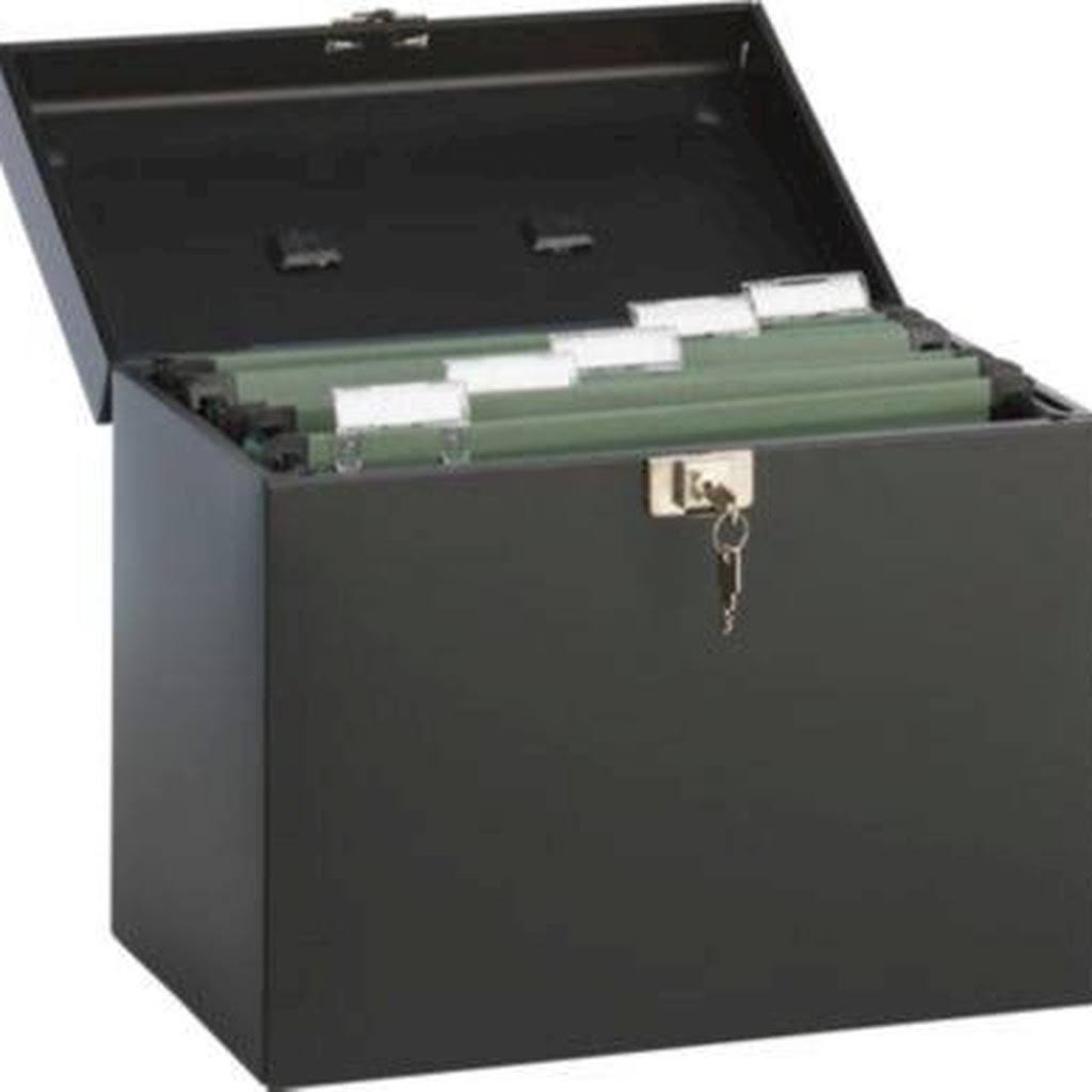 A4 Paper Metal Filing Storage Box V30942
