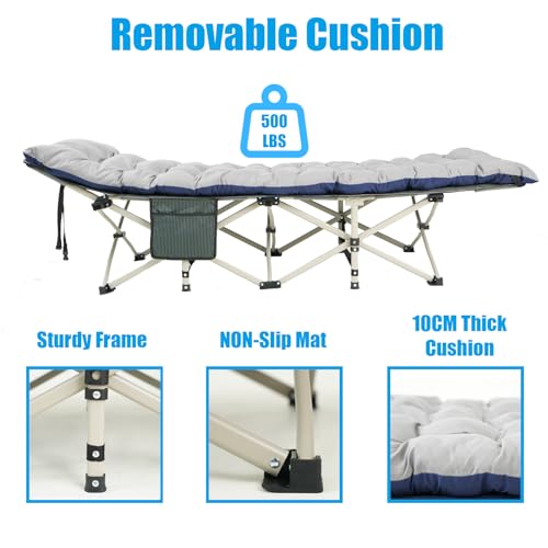 Heavy Duty Folding Cot Bed with Mattress K39725