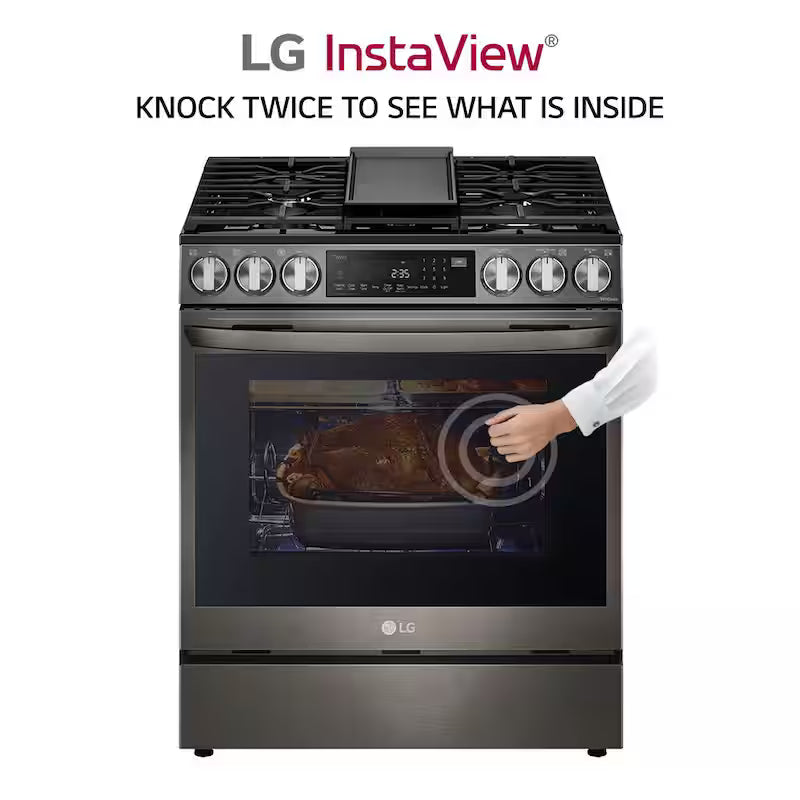 6.3 cu. ft. Slide-in Gas Range with Air Fry D759761