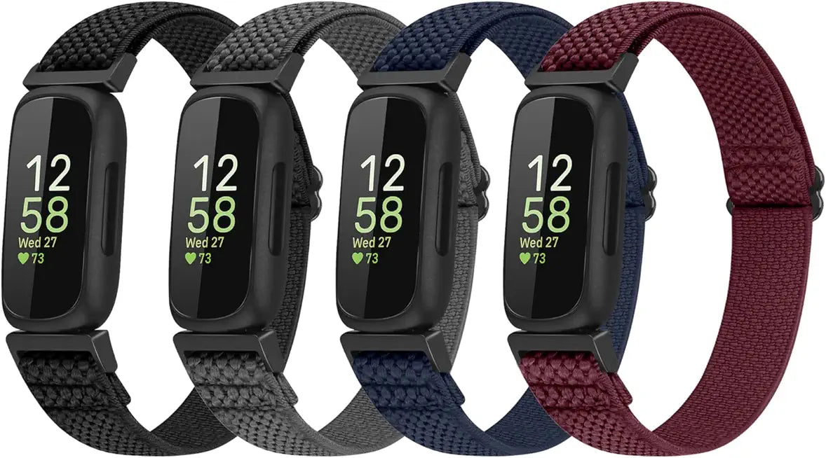 4 Pack Elastic Adjustable Nylon Loop Straps Replacement Wristband K81633