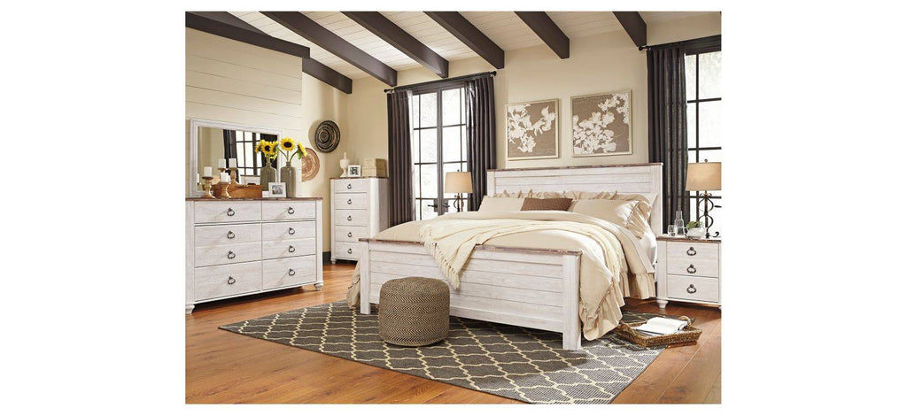King Panel Bed A795