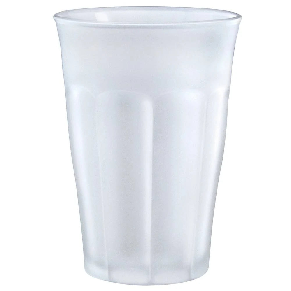 Frosted White Stackable Glass Tumbler H45605